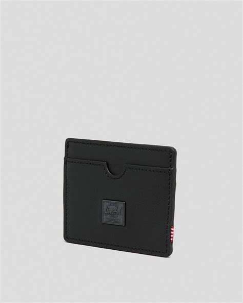 charlie leather rfid card case|herschel charlie card case wallet.